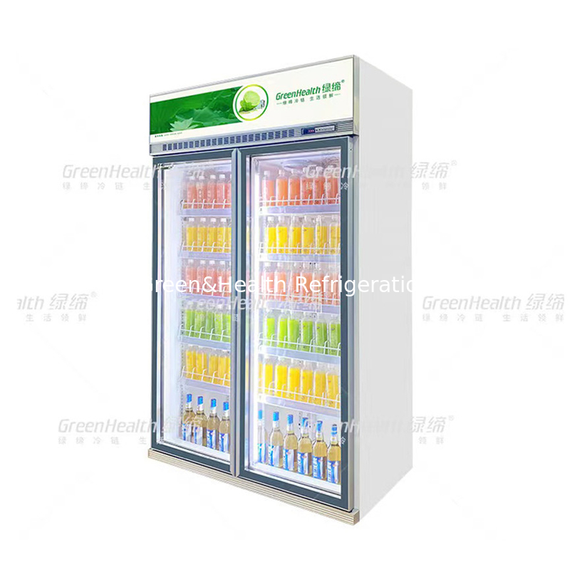 Tiếp thị siêu thị nâng cao tùy chỉnh 5 lớp máy lạnh với quạt làm mát và đơn vị nén Cubigel