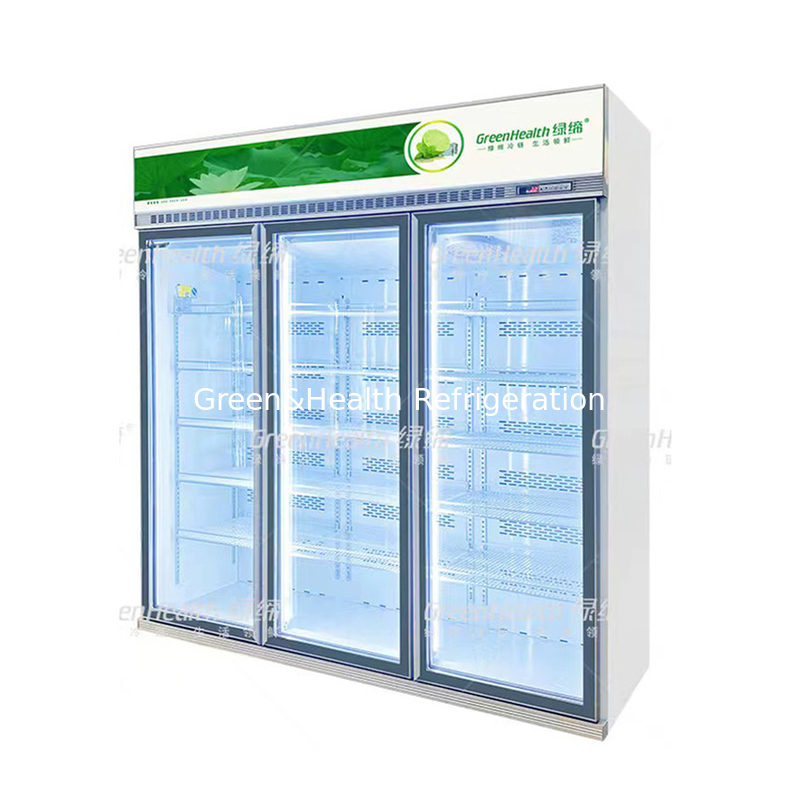 Tiếp thị siêu thị nâng cao tùy chỉnh 5 lớp máy lạnh với quạt làm mát và đơn vị nén Cubigel