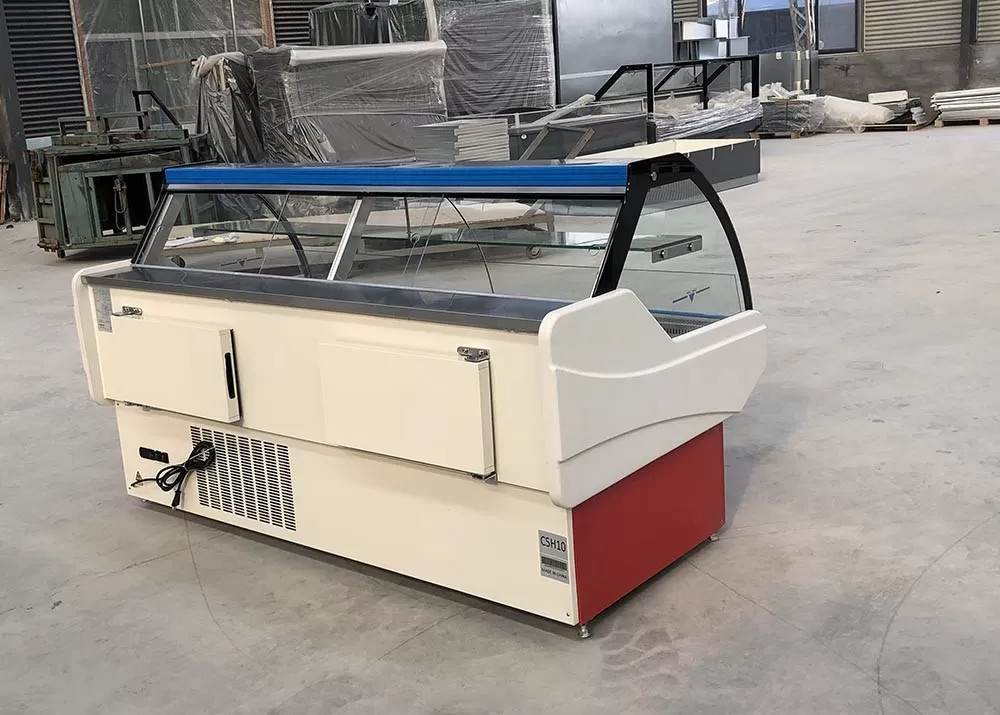 Plug-In System Deli Display Tủ lạnh Thịt Display Cooler Case For Shop
