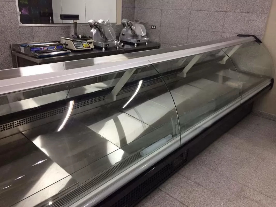 Plug-In System Deli Display Tủ lạnh Thịt Display Cooler Case For Shop