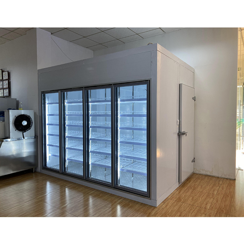 rau và trái cây kho lạnh phòng lạnh đi bộ trong tủ lạnh với Copeland condensing unit