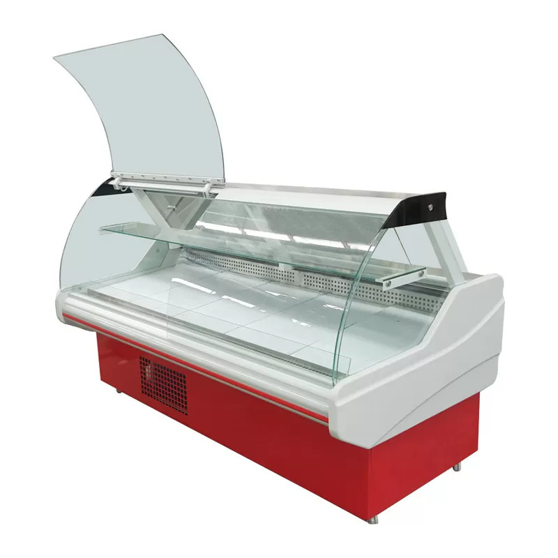 Dịch vụ thực phẩm bận rộn Deli Display Tủ lạnh để trình bày và lưu trữ thực phẩm