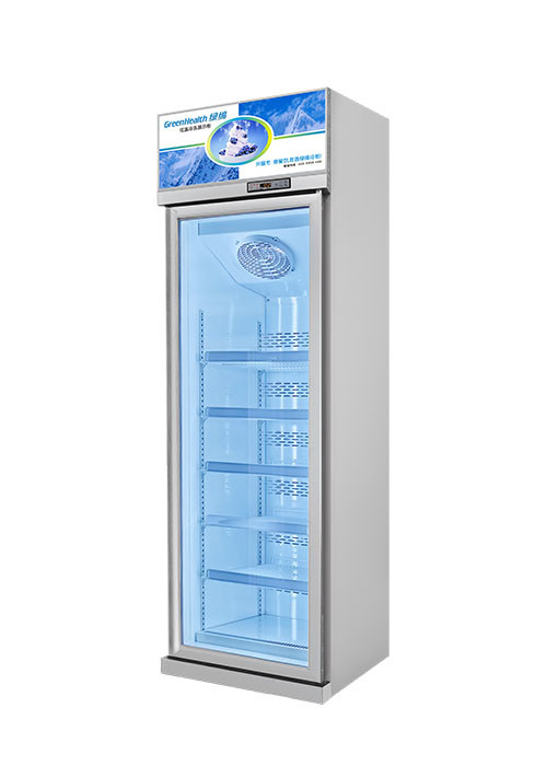 Factory Outlet Upward Unit Vertical With Lighting Glass Door Freezer Display Cabinet Tủ lạnh