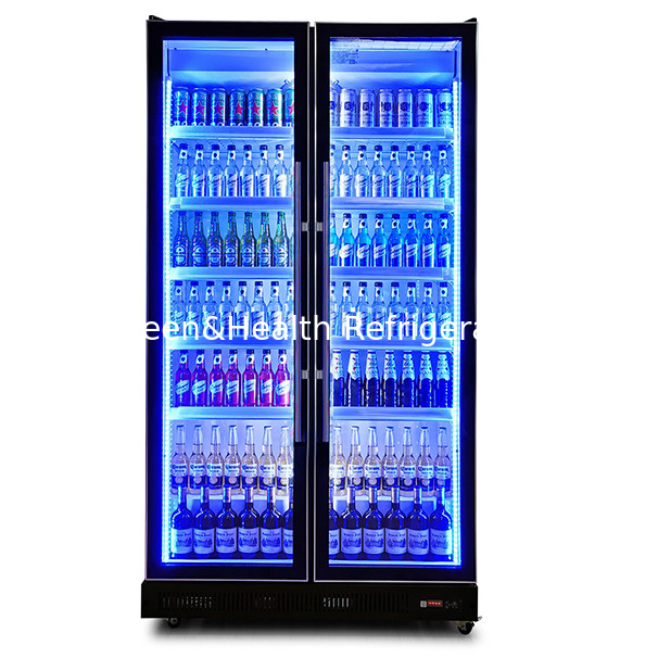 Multi Door Multi-Layer Rack Multi-Color Lights Beverage Refrigeration Display Freezer Các thiết bị làm lạnh