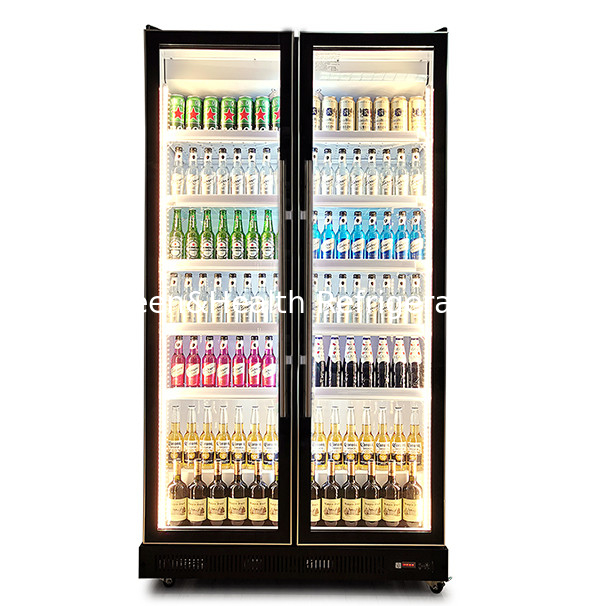 Multi Door Multi-Layer Rack Multi-Color Lights Beverage Refrigeration Display Freezer Các thiết bị làm lạnh