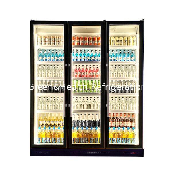 Multi Door Multi-Layer Rack Multi-Color Lights Beverage Refrigeration Display Freezer Các thiết bị làm lạnh