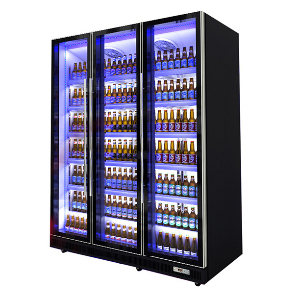 2/3 Cửa Nhiều màu sắc thay đổi đồ uống đồ uống có cồn Tủ trưng bày lạnh