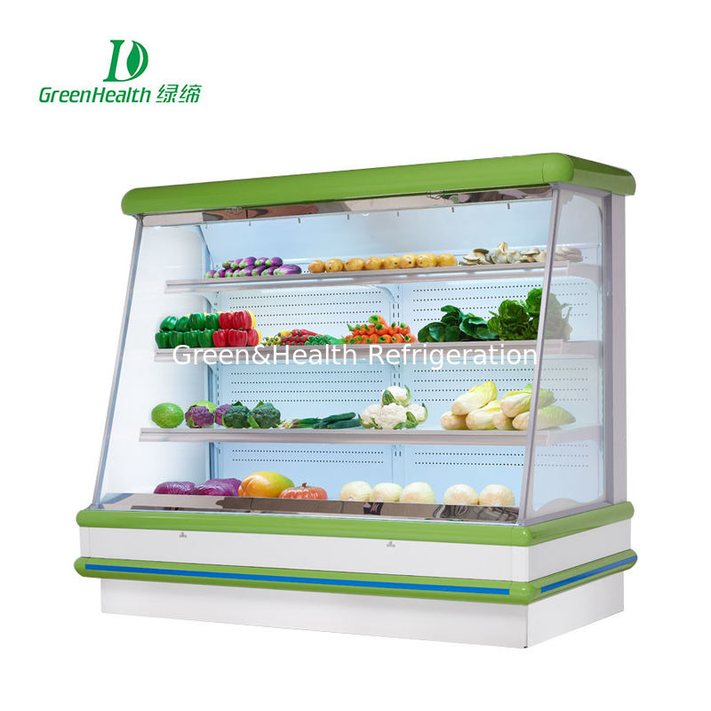 Green & Health Upright dọc Multideck Open Chiller cho sữa trong siêu thị