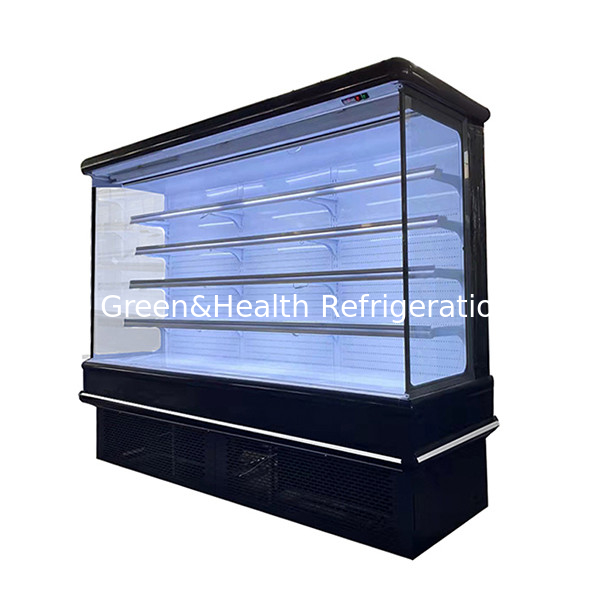 Máy trong nhà theo phong cách châu Âu siêu thị / cửa hàng Trái cây và rau Cung lượng hiển thị Khung tủ lạnh