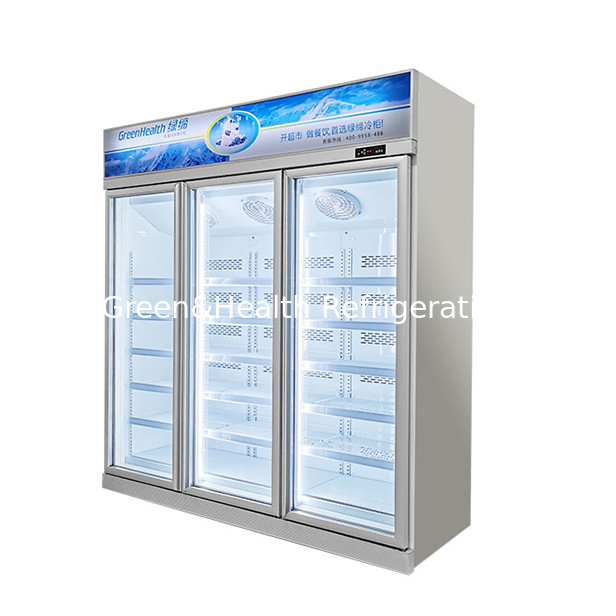 Ba cửa kính trên đơn vị hiển thị trên Tủ đông lạnh cho các sản phẩm đông lạnh nhiệt độ thấp