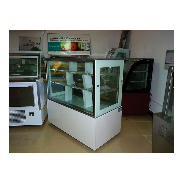 Nhiều lớp kính trong suốt cửa hàng bánh sử dụng lưu trữ hiển thị bánh hiển thị tủ đông
