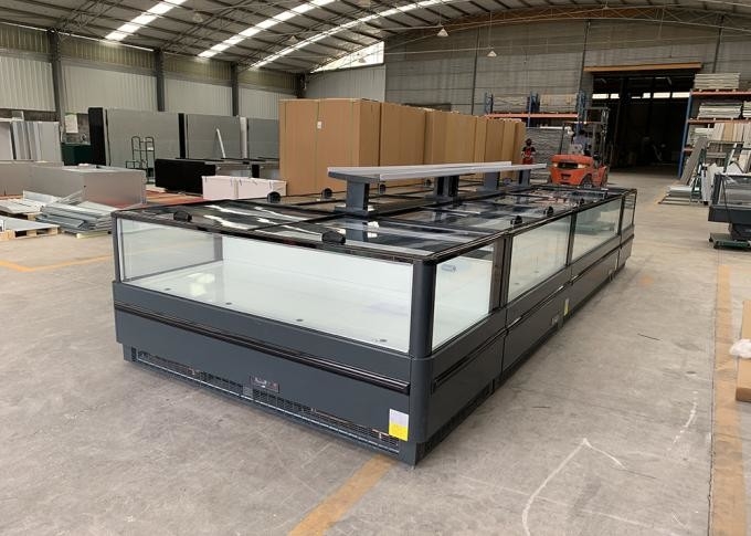 Tủ bán thực phẩm đông lạnh Cắm trong tủ đông đảo siêu thị Cắm trong tủ đông