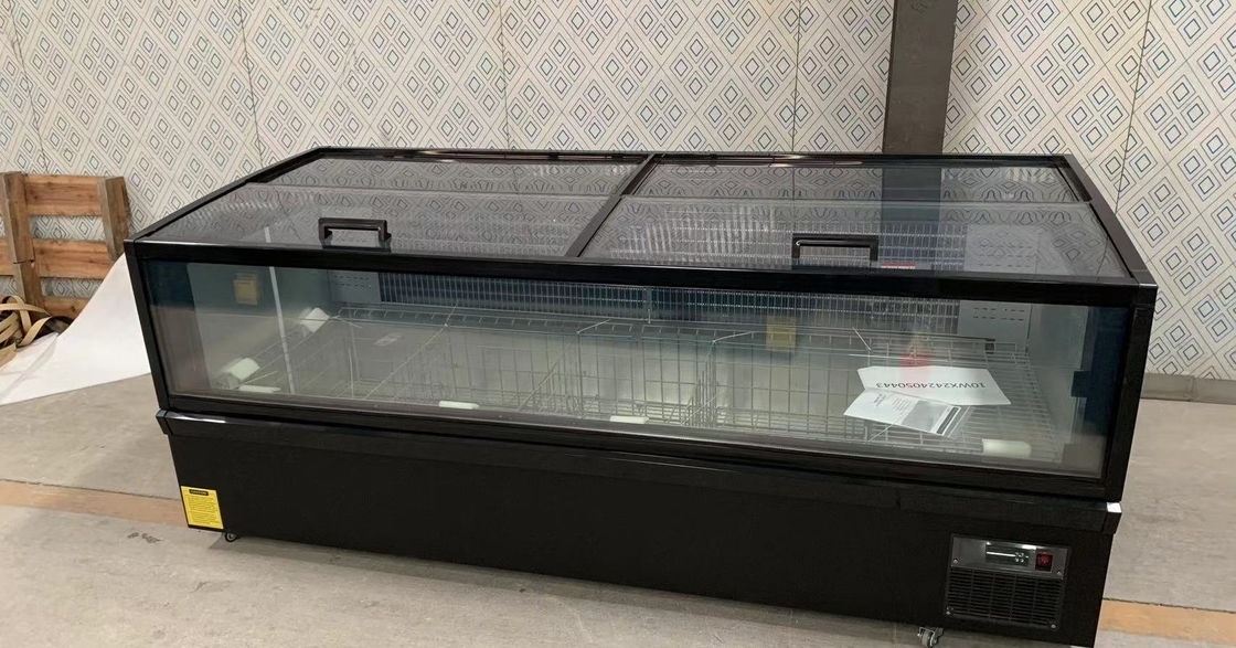 Tủ bán thực phẩm đông lạnh Cắm trong tủ đông đảo siêu thị Cắm trong tủ đông
