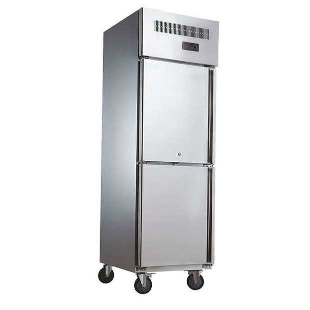 Nhà bếp phục vụ ăn uống dọc thương mại Stainless Steel Storage Multi Door Freezer Nhà bếp Freezer