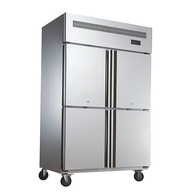 Nhà bếp phục vụ ăn uống dọc thương mại Stainless Steel Storage Multi Door Freezer Nhà bếp Freezer