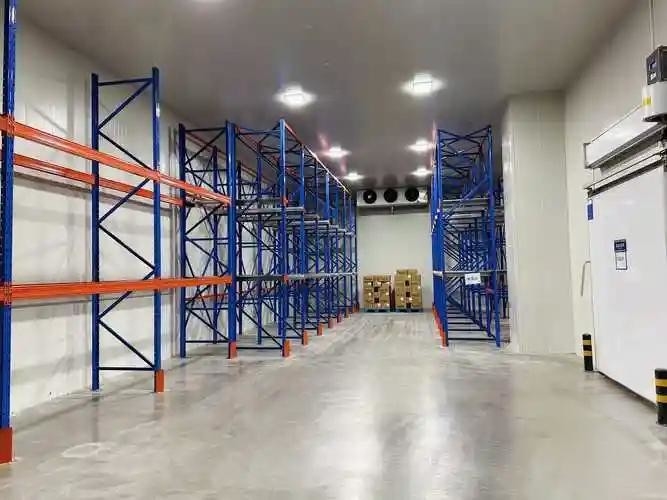 Hệ thống làm mát máy nén Phòng lưu trữ lạnh Đi bộ trong tủ lạnh Với tấm sàn