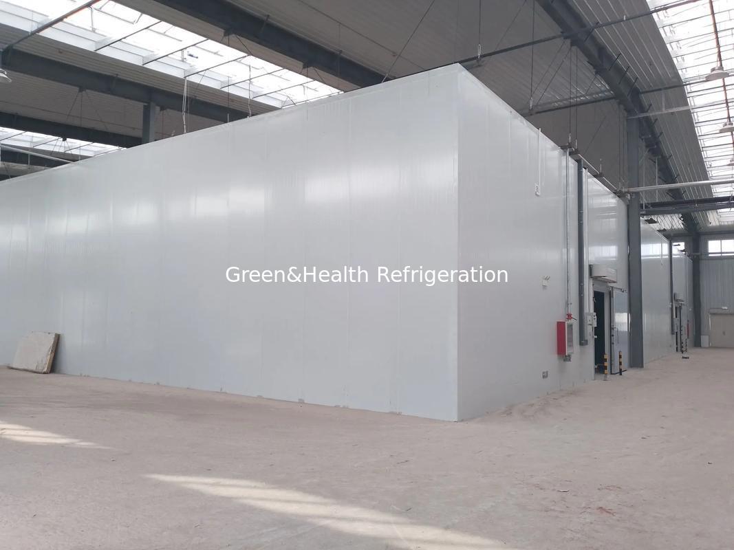 Thiết kế mô-đun Đi bộ trong phòng Pu Panel Cold Storage Cooler Tủ lạnh Kho hàng bán