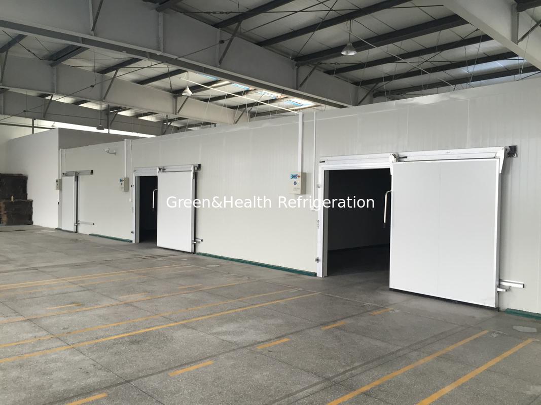 Thiết kế mô-đun Đi bộ trong phòng Pu Panel Cold Storage Cooler Tủ lạnh Kho hàng bán