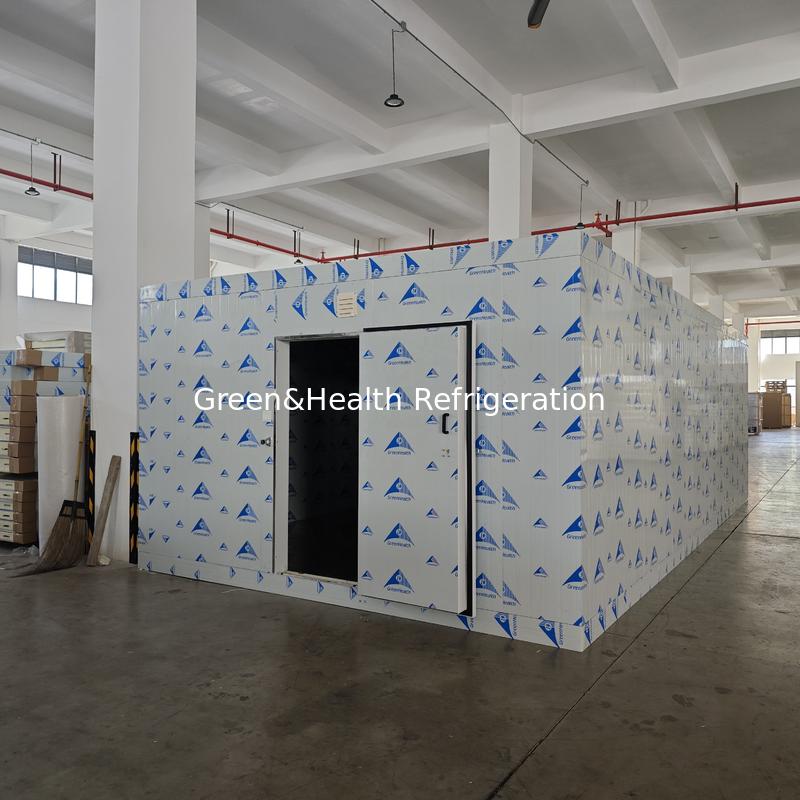 Thiết kế mô-đun Đi bộ trong phòng Pu Panel Cold Storage Cooler Tủ lạnh Kho hàng bán