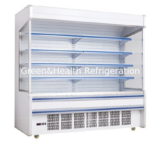 Green & Health Upright dọc Multideck Open Chiller cho sữa trong siêu thị