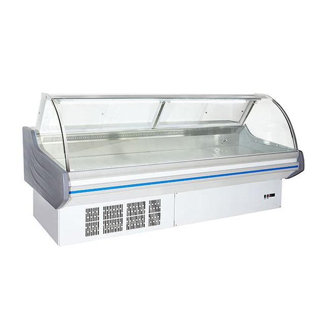 Cửa hàng đồ ăn nấu chín chất lượng cao trong nhà máy/chợ sử dụng tủ trưng bày bảo quản lạnh đồ ăn nấu chín