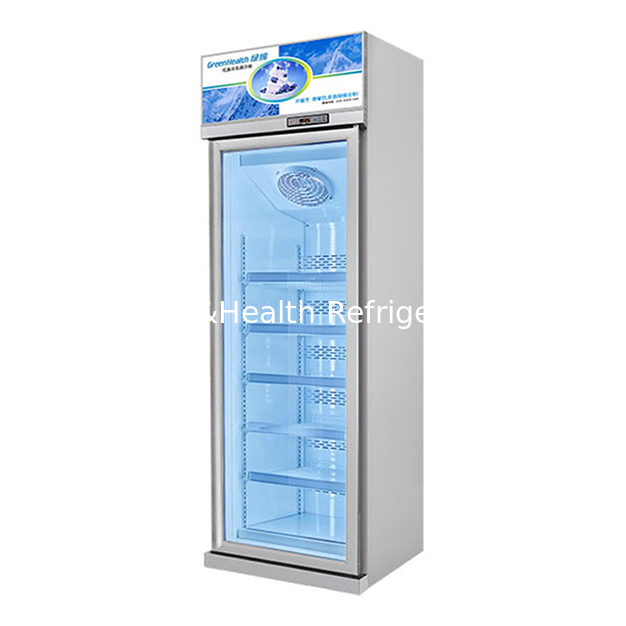 Siêu thị / cửa hàng cửa sổ kính tháo sương duy nhất Tủ đông lưu trữ Tủ đông hiển thị