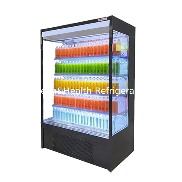 Siêu thị/Cửa hàng Bán hàng Trực tiếp từ Nhà máy Sử dụng Kệ nhiều Tầng Mở Tủ lạnh Nhỏ