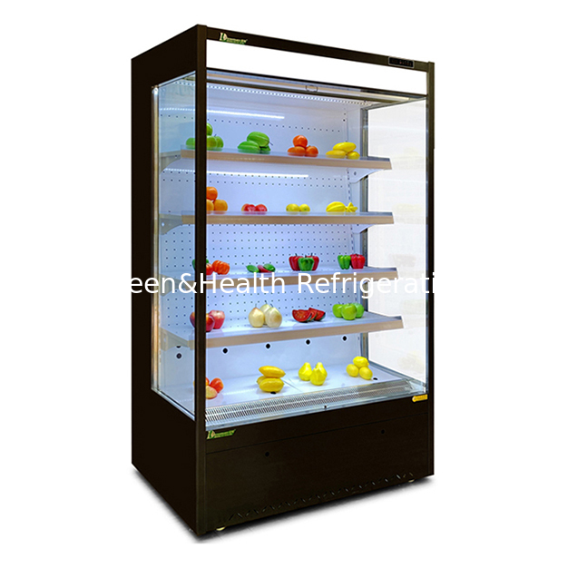 Siêu thị/Cửa hàng Bán hàng Trực tiếp từ Nhà máy Sử dụng Kệ nhiều Tầng Mở Tủ lạnh Nhỏ