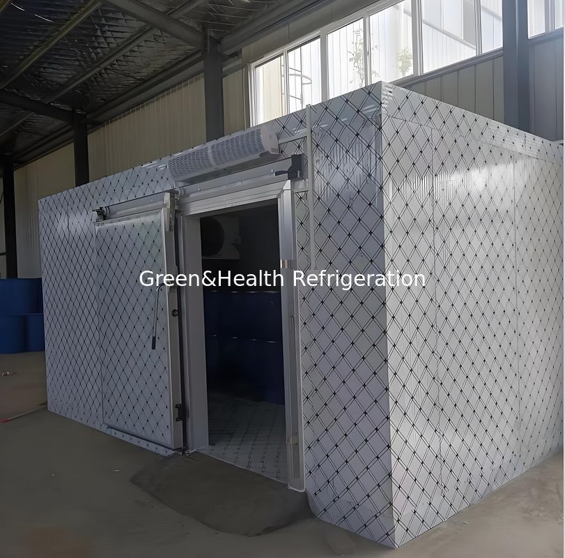 Quảng Châu tùy chỉnh đi bộ trong tủ lạnh phòng lưu trữ lạnh đơn vị cho chế biến thịt thịt.