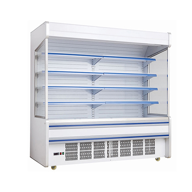 Tiệm siêu thị thương mại Nén máy nén nhiều kệ Tấm đông loại mở