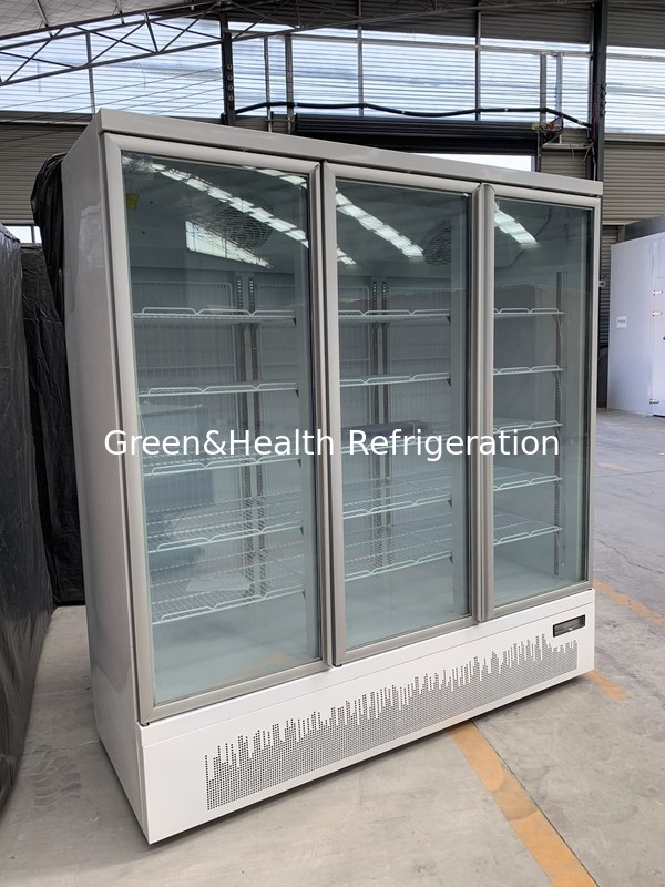 Tủ lạnh đứng thương mại 2 cửa kính, tủ lạnh tiếp cận, tủ làm mát đồ uống thương mại