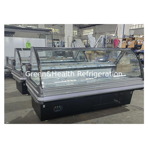 Tủ Đông Lạnh Thực Phẩm Nấu Chín Thương Mại Ngang, Cấu Trúc Thép Không Gỉ, Kính Nâng