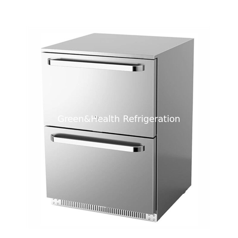 150L Stainless Steel Solid Door Outdoor Beverage Refrigerator với chứng nhận ETL