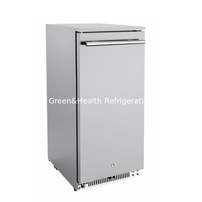 150L Stainless Steel Solid Door Outdoor Beverage Refrigerator với chứng nhận ETL