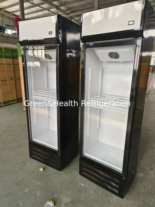 Máy làm mát trưng bày đồ uống Pepsi thương mại với máy nén Danfoss dung tích 680L và cửa xoay có nhiệt độ đóng tự động