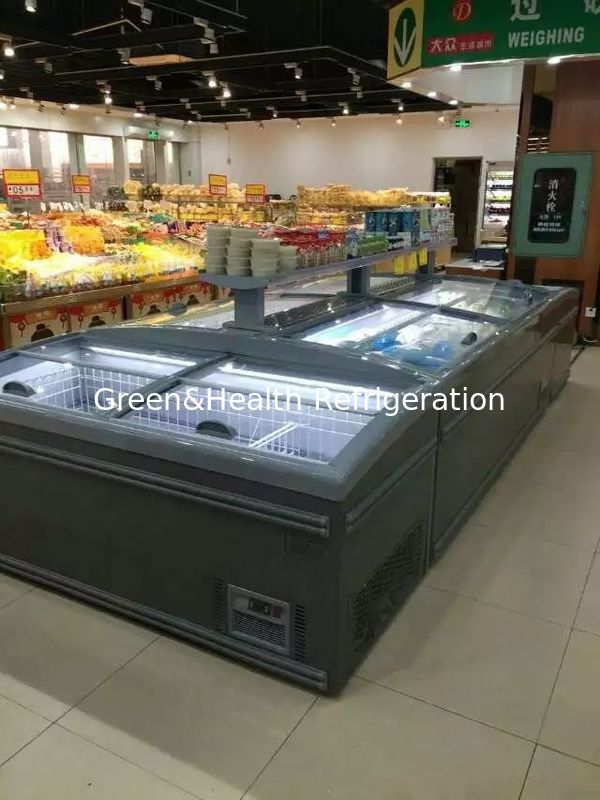 Loại màn hình linh hoạt Cửa kính tự động giải nồng Máy đông đảo siêu thị