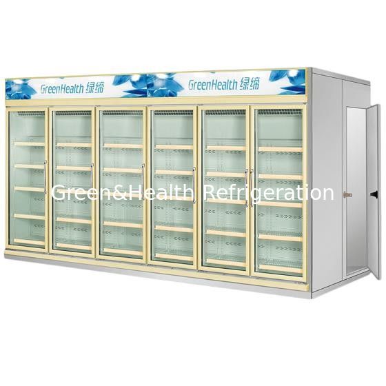 Cửa hàng tạp hóa 0 - 10 ° C Tủ đông lạnh miễn phí với máy nén Copeland