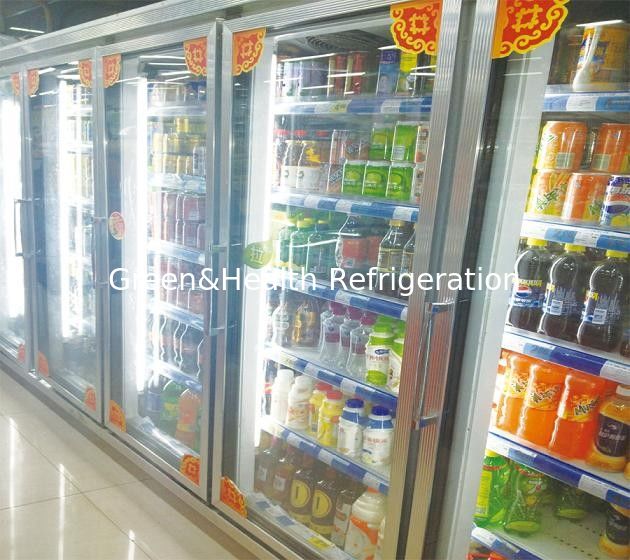 Cửa hàng tạp hóa 0 - 10 ° C Tủ đông lạnh miễn phí với máy nén Copeland