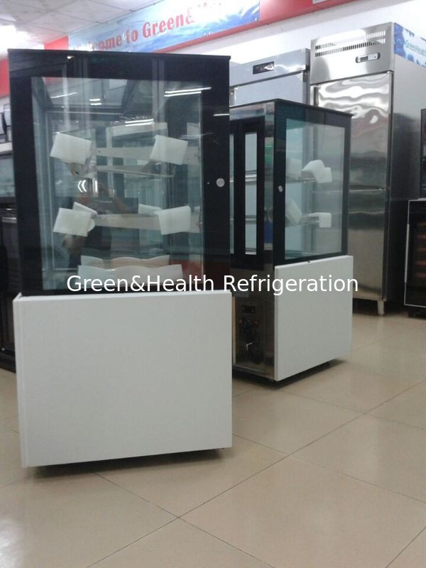 3 ° C - 6 ° C / Chiller Tùy chỉnh bánh Hiển thị màu Tủ đông cho siêu thị
