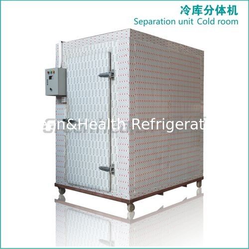 Lưu trữ phòng lạnh 105 mét khối 6m * 7m * 2,5m với máy nén bánh xe Valley