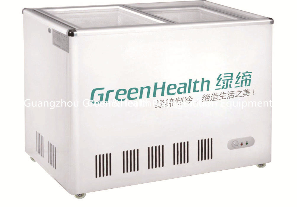 Cửa kính phẳng Tủ lạnh sâu tủ lạnh -18 độ cho siêu thị
