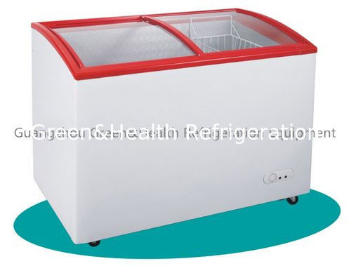 Cửa kính phẳng Tủ lạnh sâu tủ lạnh -18 độ cho siêu thị