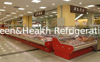 Pre - Make Multideck Mở Dự án Siêu thị Chiller cho Cửa hàng Tiện lợi
