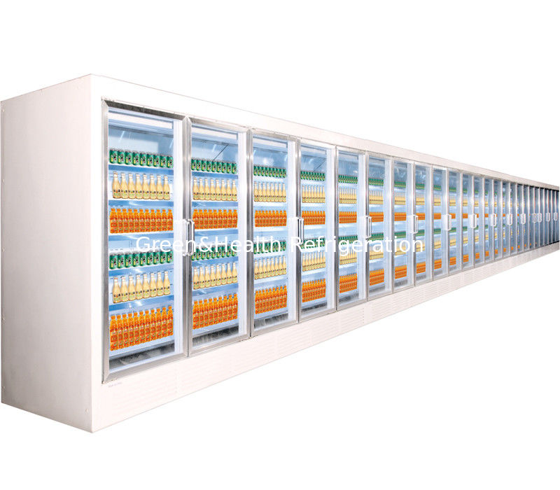Pre - Make Multideck Mở Dự án Siêu thị Chiller cho Cửa hàng Tiện lợi