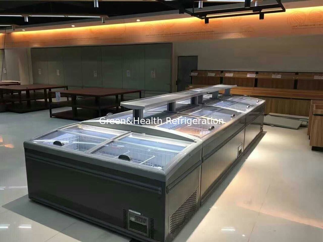 Loại màn hình linh hoạt Cửa kính tự động giải nồng Máy đông đảo siêu thị