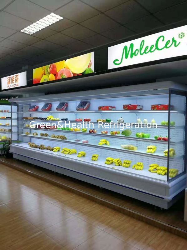 Xanh và sức khỏe tự động - loại giải nứt máy lạnh hiển thị đông lạnh đa tầng từ xa