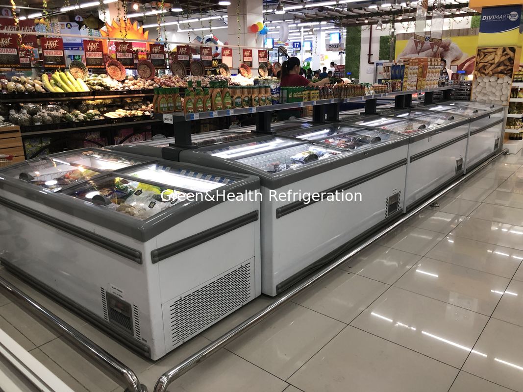 Mở đầu cắm vào máy nén Danfoss siêu thị đảo đông lạnh tủ lạnh thương mại