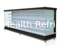 mở showcase chiller hiển thị nhiều tầng máy làm lạnh mở