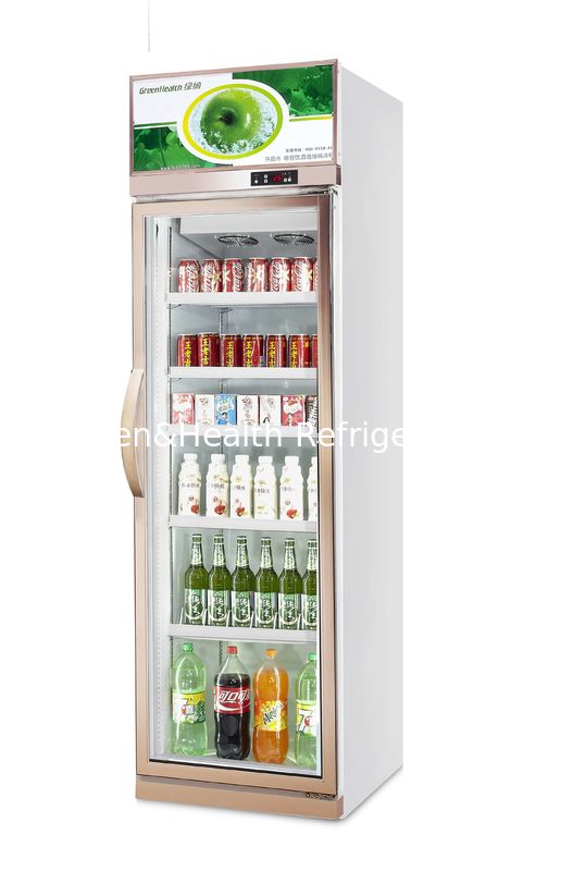 Máy làm mát đồ uống thương mại 480L với máy nén Danfoss và tủ lạnh cửa kính điều khiển nhiệt độ 0-10 °C