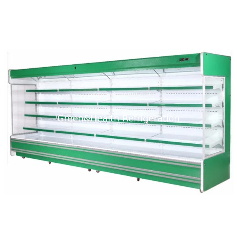 Trung Quốc Nhà sản xuất Siêu thị Tủ lạnh Kích thước tùy chỉnh Mở Chiller Khuyến mãi Fuit Showcase